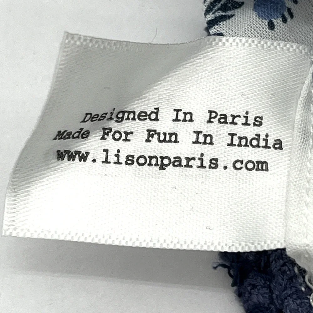 Lot of 3 Lison Paris Baby Bloomers 36M White Blue Cotton Ruffle NWT‎